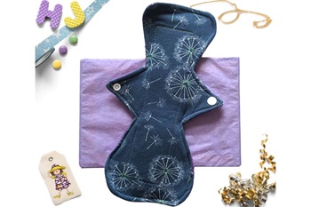 Midnight Dandelion Cloth Pad